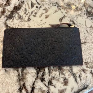 Louis Vuitton small pochette insert navy blue